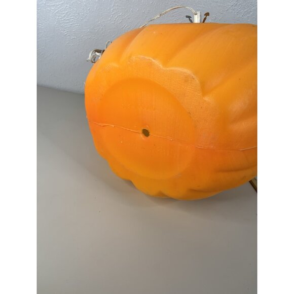 Vintage - General Foam Plastics Jack O' Lantern Pumpkin Large Blow Mold 24" tall - Picture 5 of 13